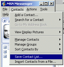 MSN kontak